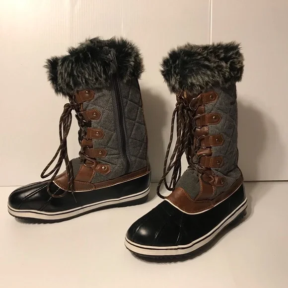 Dream Pairs winter snow insulated boots women size 11 - Picture 3 of 12